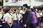 Farhan Akhtar visits his school Maneckji Cooper in Mumbai on 18th July 2013 (8).JPG